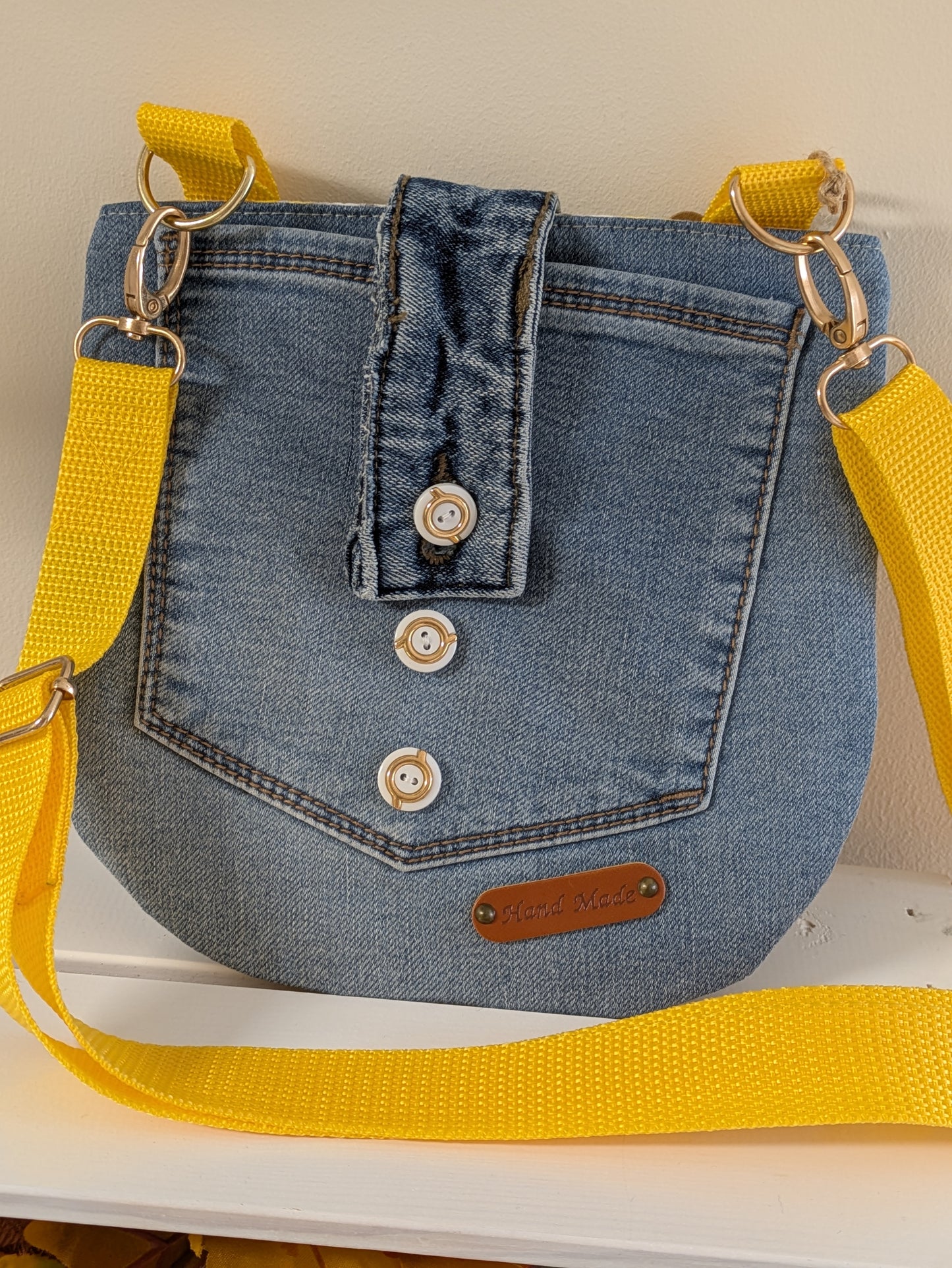 Button Front Hip Pocket